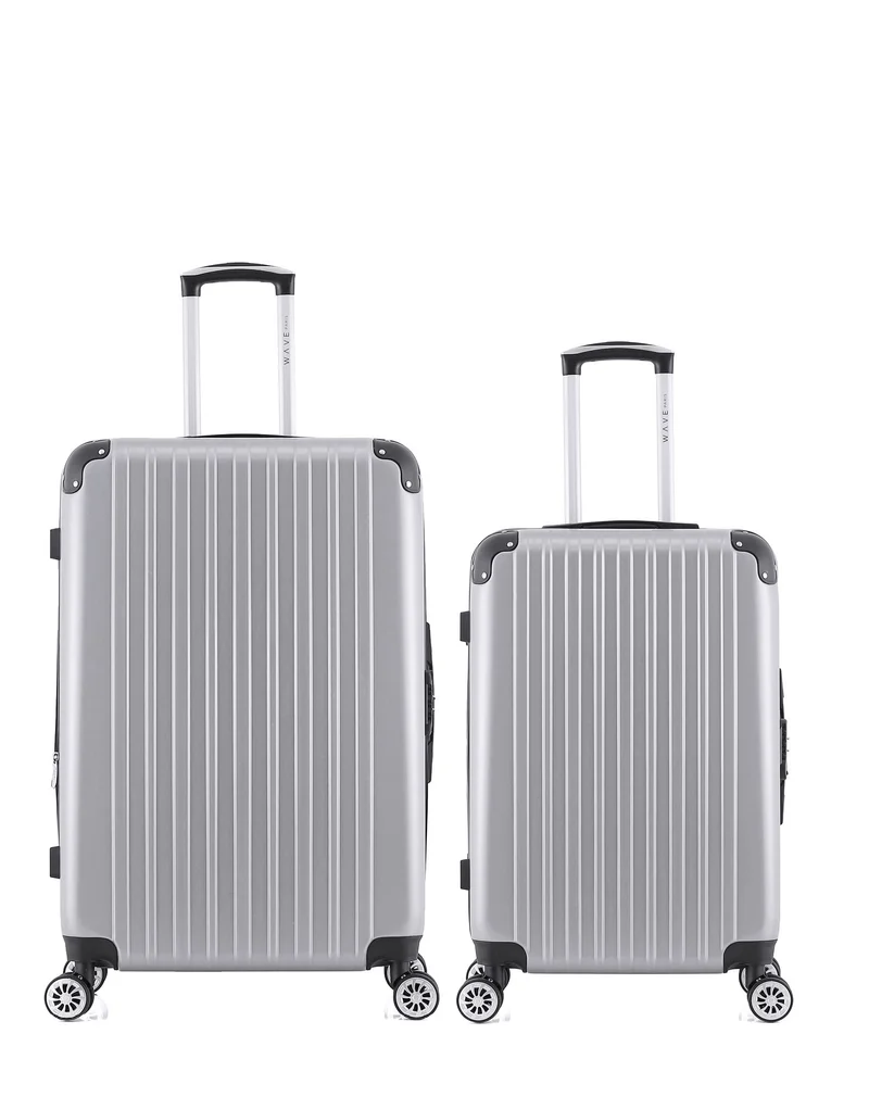Lot de 2 Valises Rigides Grand Format et Taille Moyenne DENALI