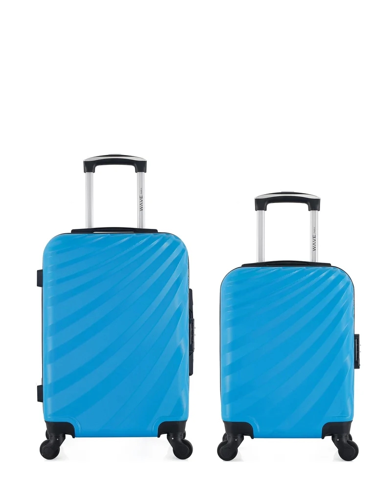 Lot de 2 Valises Rigides Cabine et Cabine XXS DANUBE