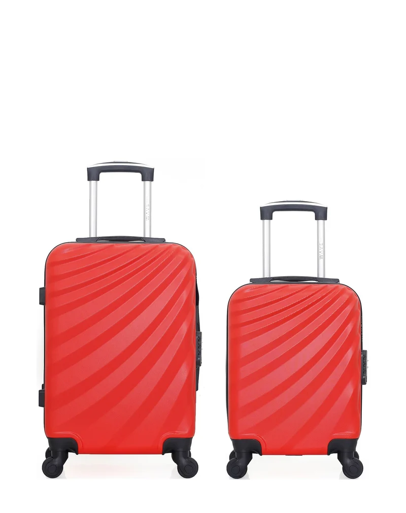 Lot de 2 Valises Rigides Cabine et Cabine XXS DANUBE