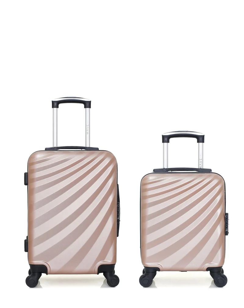 Lot de 2 Valises Rigides Cabine et Cabine XXS DANUBE