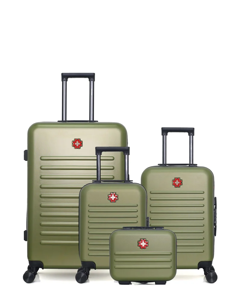 Lot de 4 Valises Rigides Grand Format, Cabine, Cabine XXS et Vanity WIL