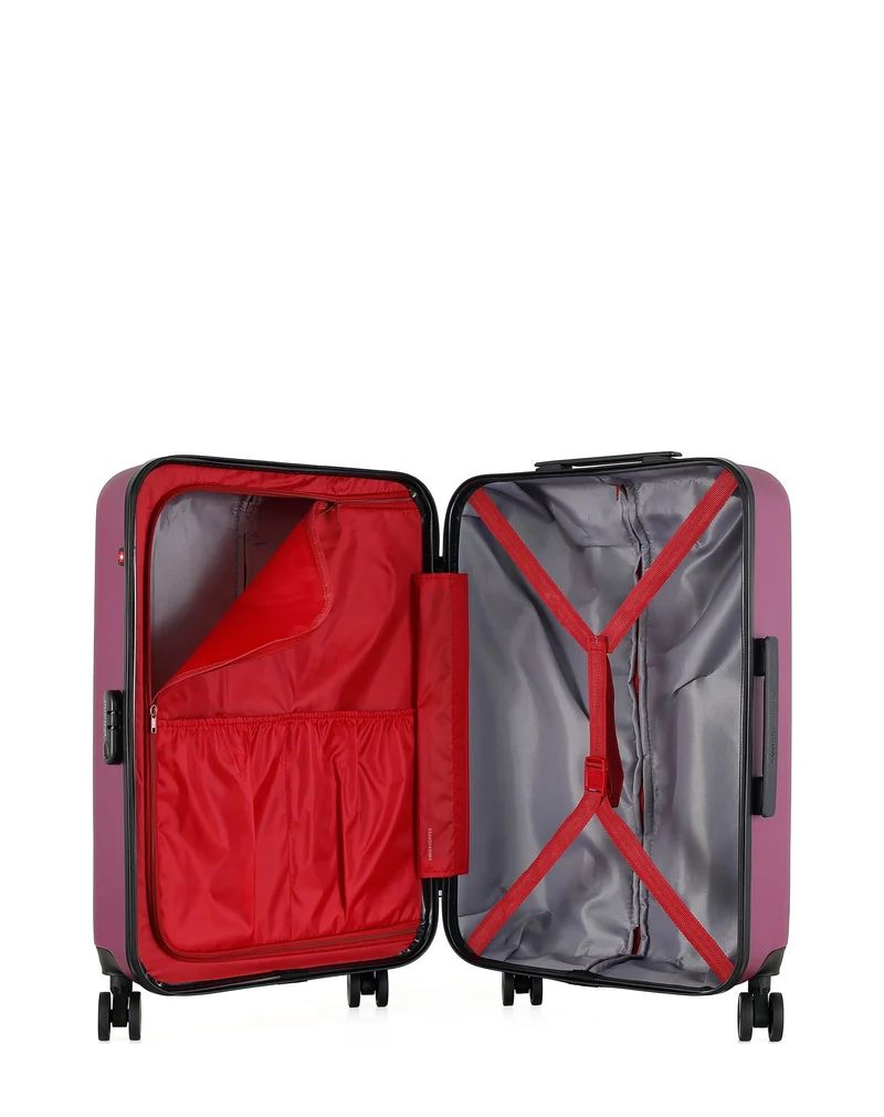 Lot de 2 Valises Rigides Taille Moyenne et Cabine XXS RUTI
