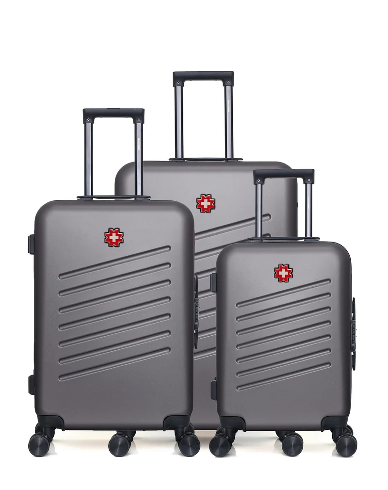 Set de 3 Valise Grand Format, Taille Moyenne et Cabine ZURICH