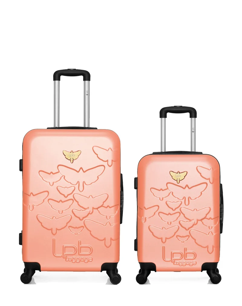 Lot de 2 Valises Rigides Taille Moyenne et Cabine AELYS