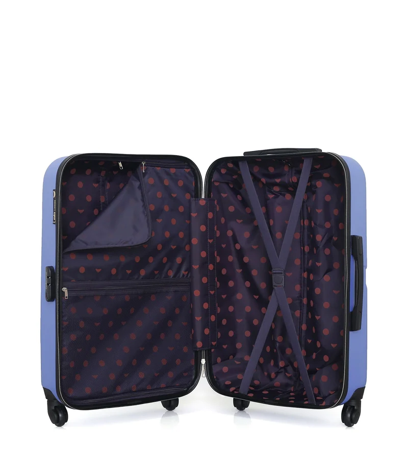 Lot de 2 Valises Rigides Taille Moyenne et Cabine AELYS