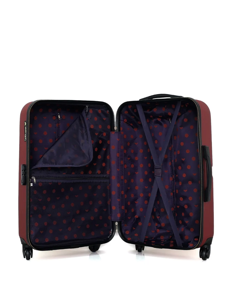 Lot de 2 Valises Rigides Taille Moyenne et Cabine AELYS