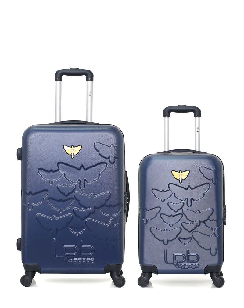 Lot de 2 Valises Rigides Taille Moyenne et Cabine AELYS