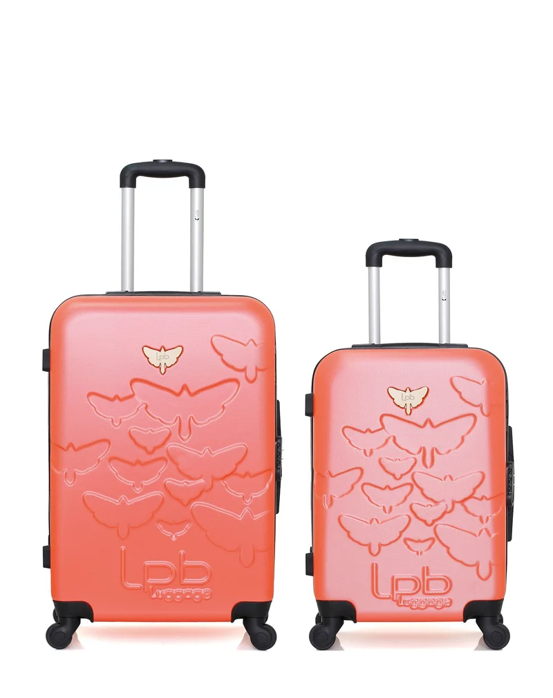 Lot de 2 Valises Rigides Taille Moyenne et Cabine AELYS