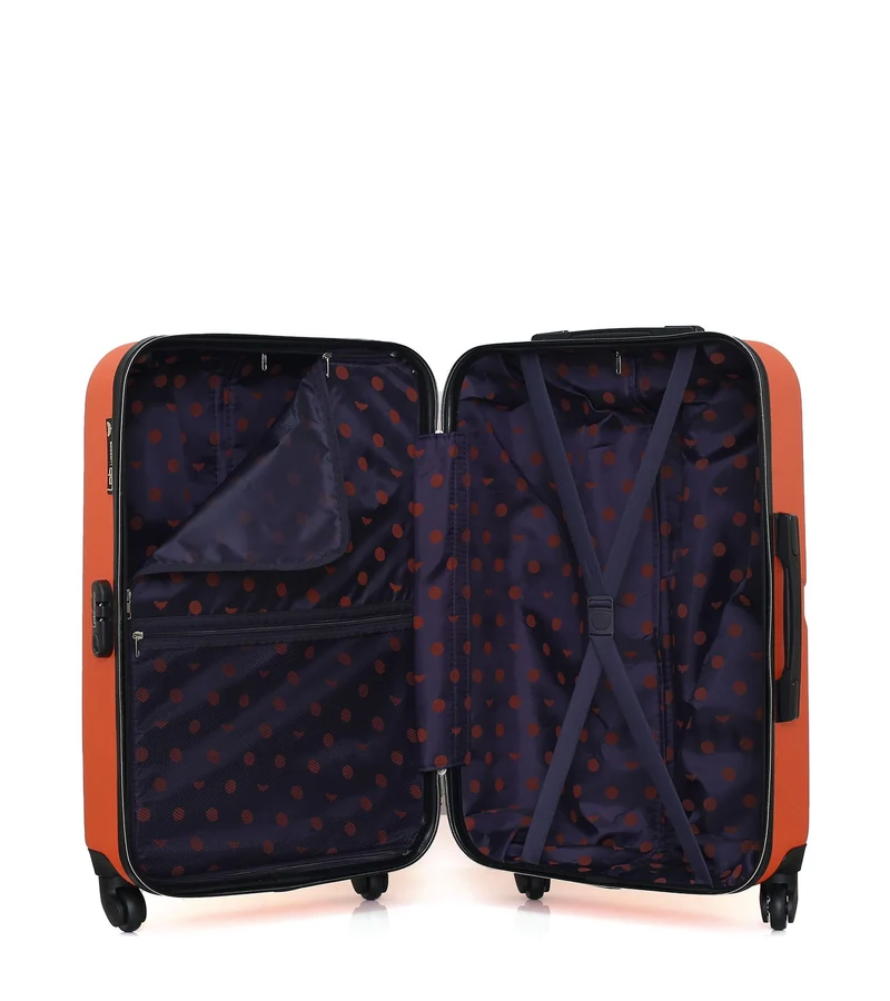 Lot de 2 Valises Rigides Taille Moyenne et Cabine AELYS