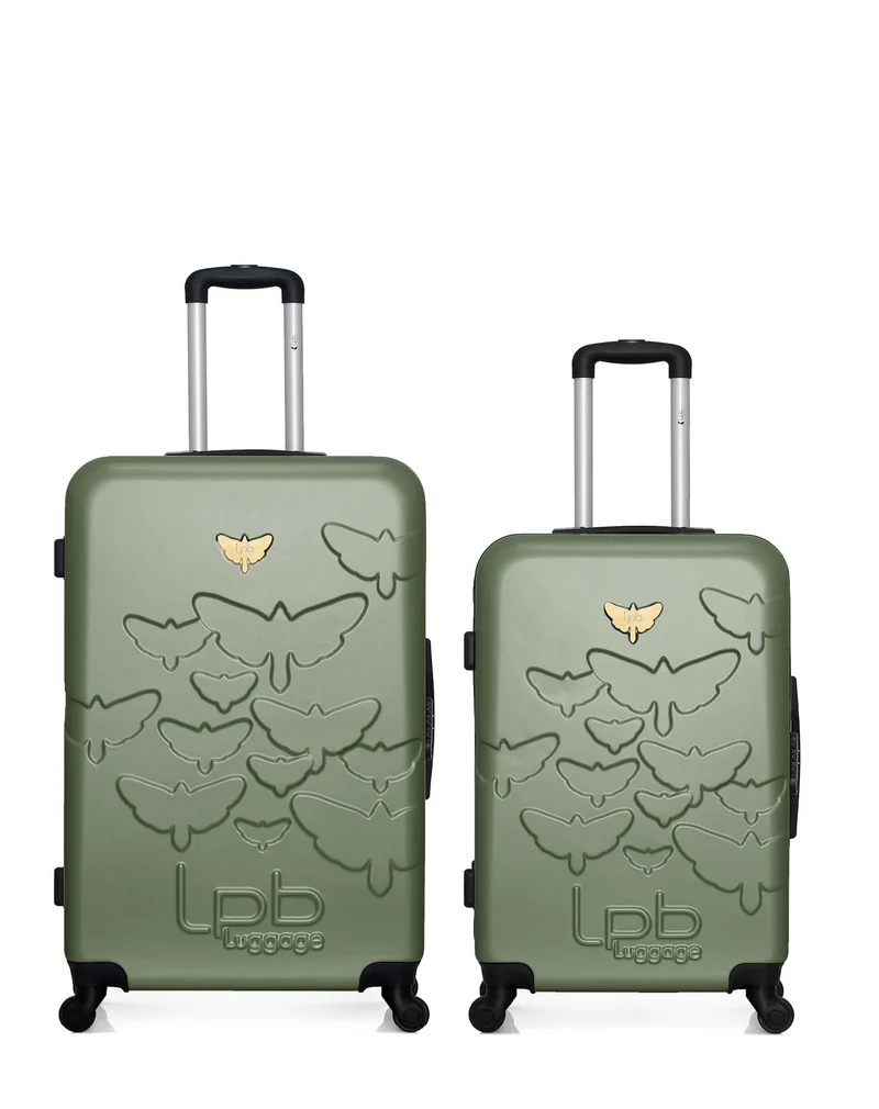 Lot de 2 Valises Rigides Grand Format et Taille Moyenne AELYS