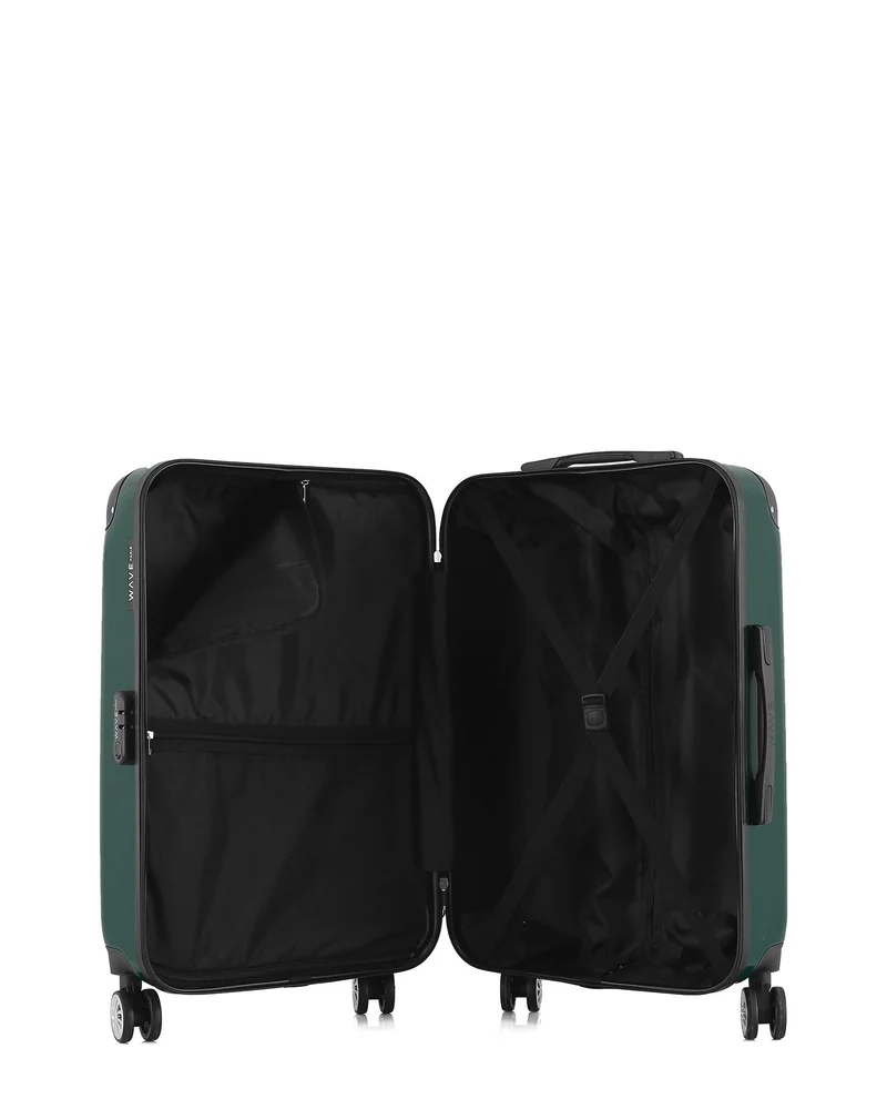 Lot de 2 Valises Rigides Taille Moyenne et Cabine DENALI