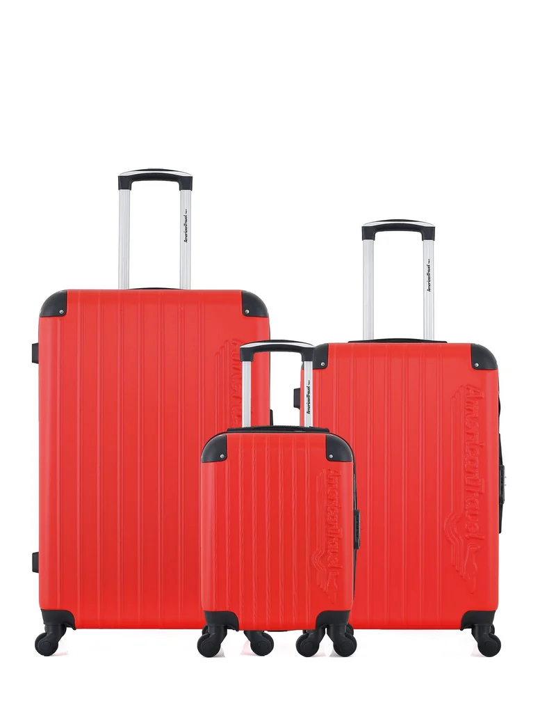 Lot de 3 Valises Rigides Grand Format, Taille Moyenne et Cabine XXS BUDAPEST