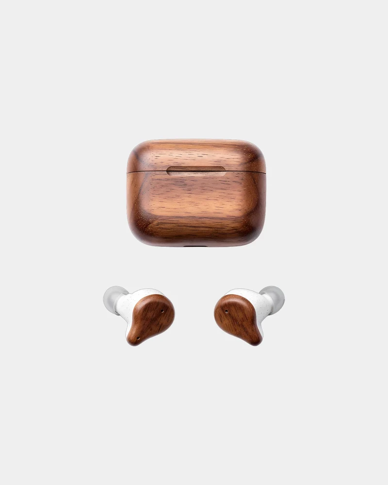 Écouteurs Bluetooth recyclé bois Blaupunkt à personnaliser