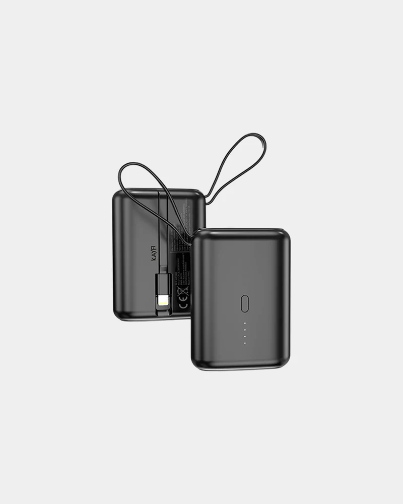 Batterie 10 000 mAh avec câbles intégrés à personnaliser