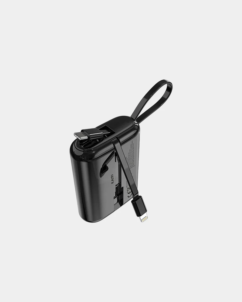 Batterie 10 000 mAh avec câbles intégrés à personnaliser