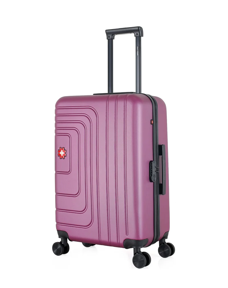 Lot de 2 Valises Rigides Taille Moyenne et Cabine RUTI