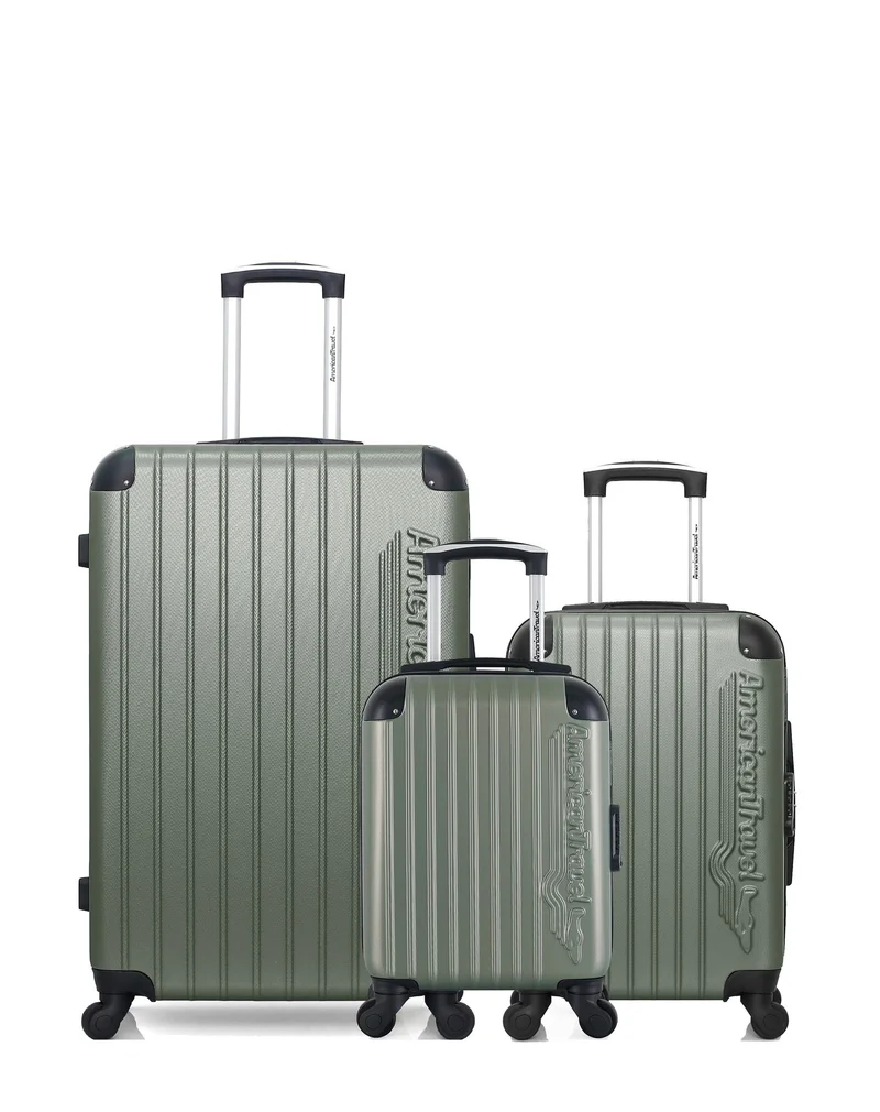 Lot de 3 Valises Rigides Grand Format, Cabine et Cabine XXS BUDAPEST