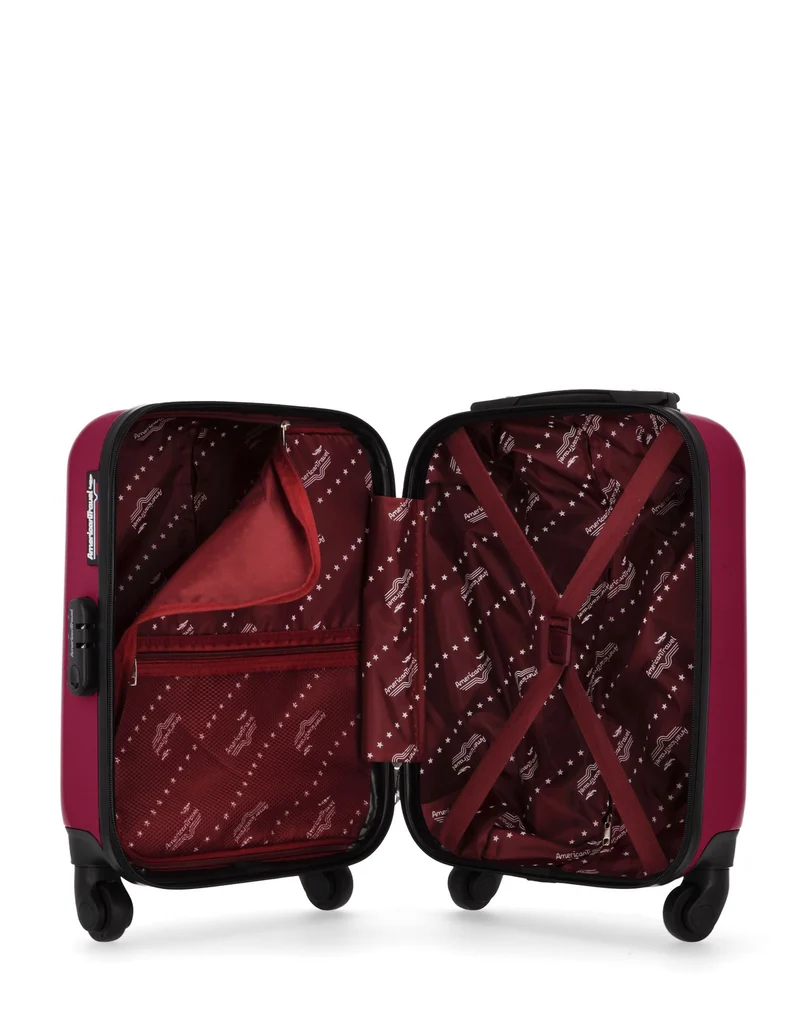Lot de 3 Valises Rigides Grand Format, Cabine et Cabine XXS BRONX