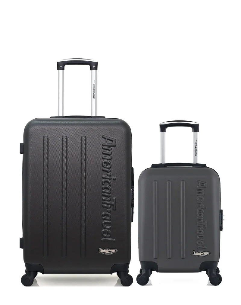 Lot de 2 Valises Rigides Taille Moyenne et Cabine XXS BRONX