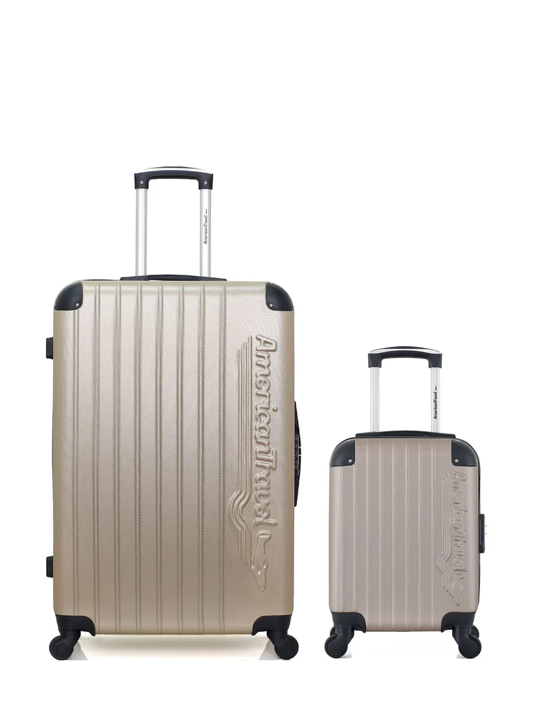 Lot de 2 Valises Rigides Grand Format et Cabine XXS BUDAPEST