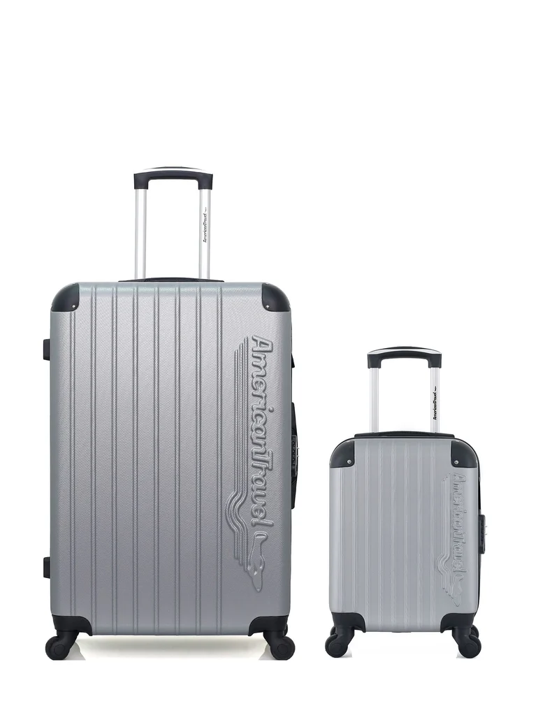 Lot de 2 Valises Rigides Grand Format et Cabine XXS BUDAPEST