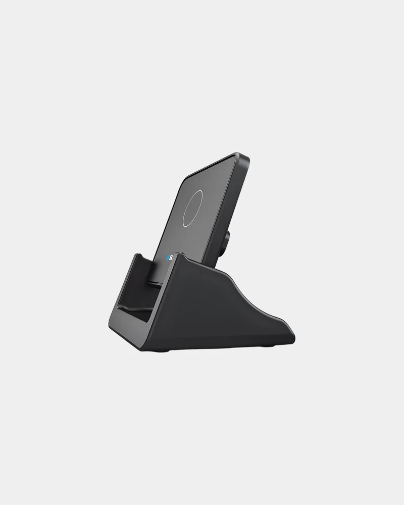 Support téléphone à induction noir Blaupunkt à personnaliser