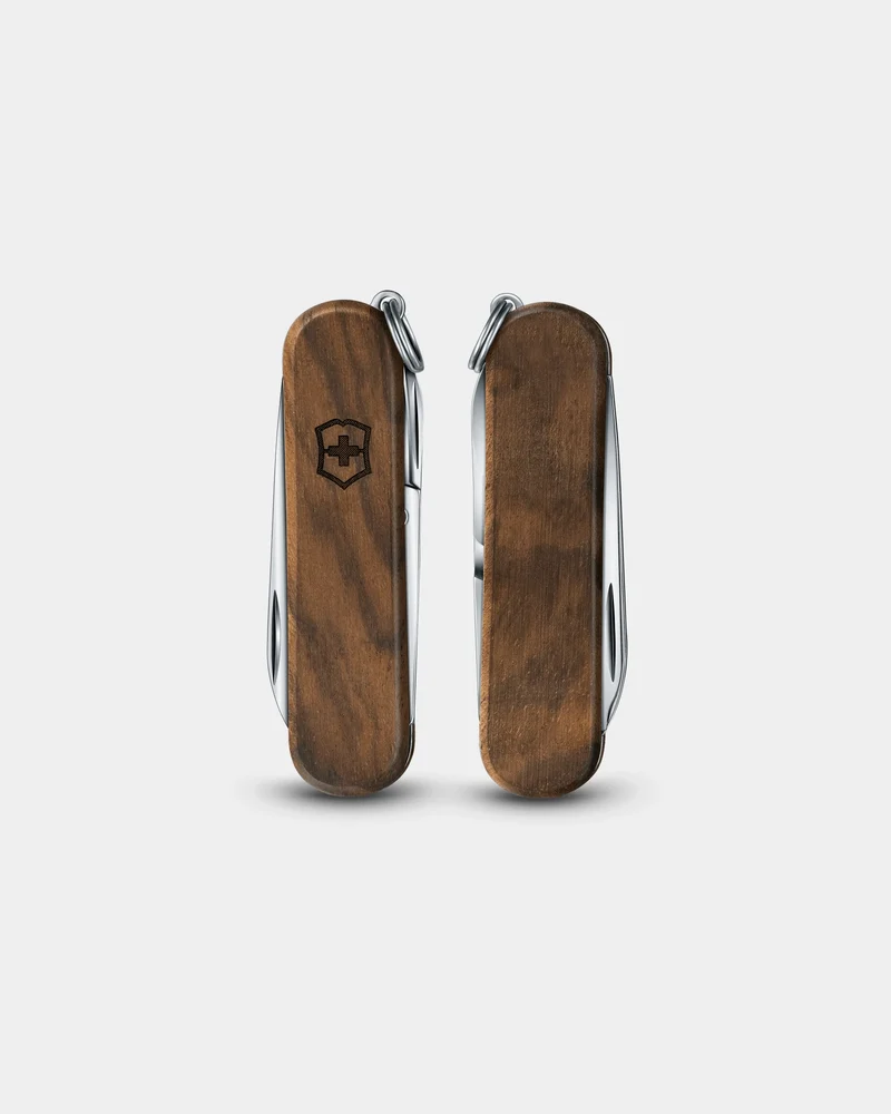 Couteau suisse bois de noyer Victorinox Classic SD à personnaliser