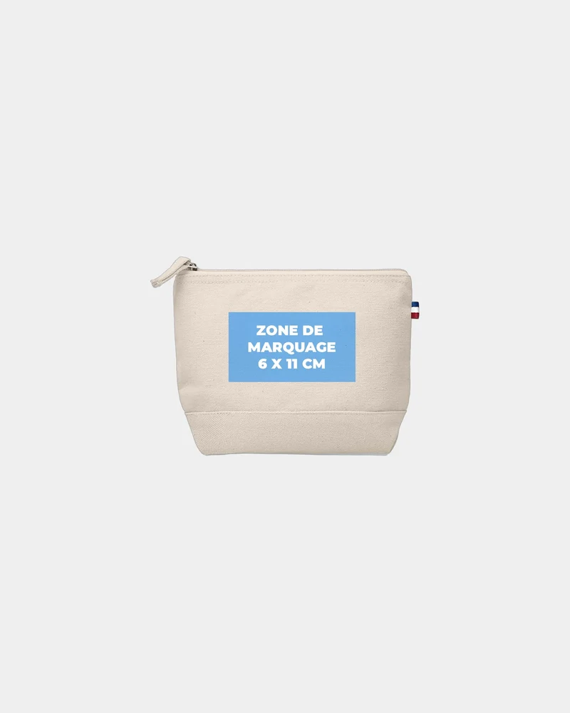 Trousse coton recyclé Goodjour à personnaliser