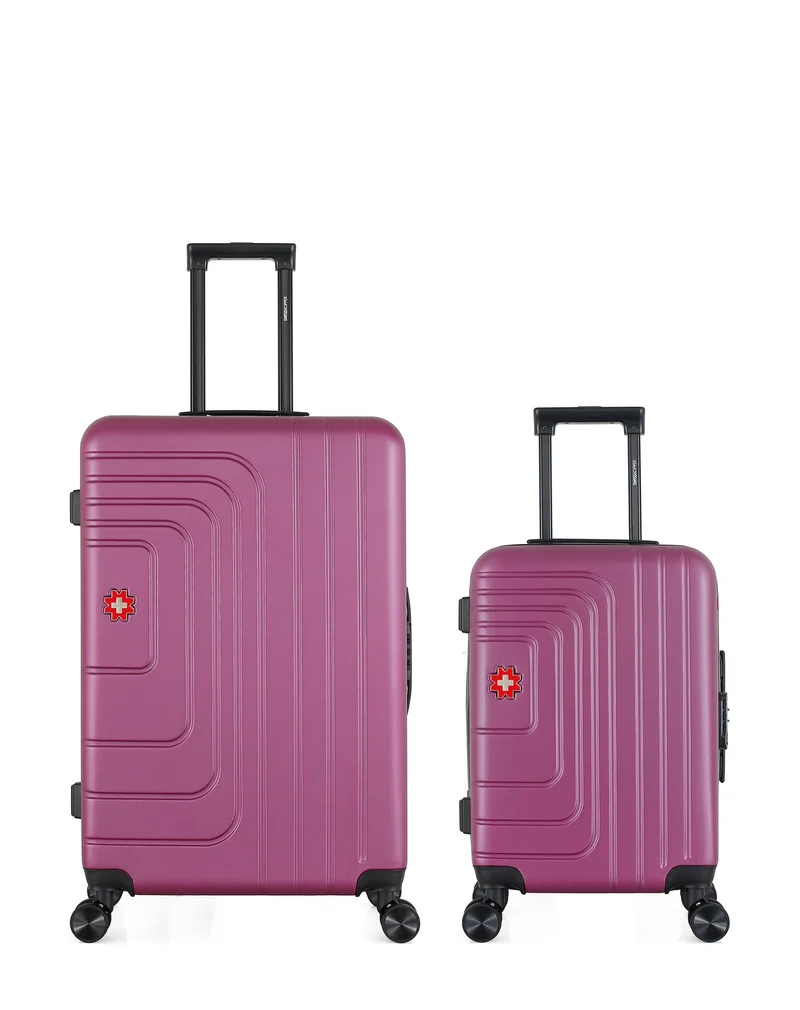 Lot de 2 Valises Rigides Grand Format et Cabine RUTI