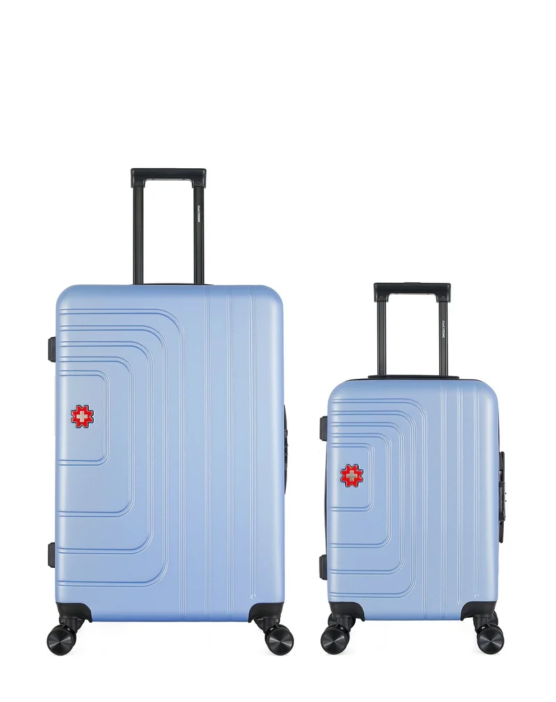 Lot de 2 Valises Rigides Grand Format et Cabine RUTI