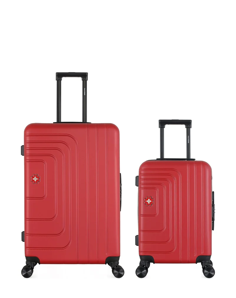Lot de 2 Valises Rigides Grand Format et Cabine RUTI