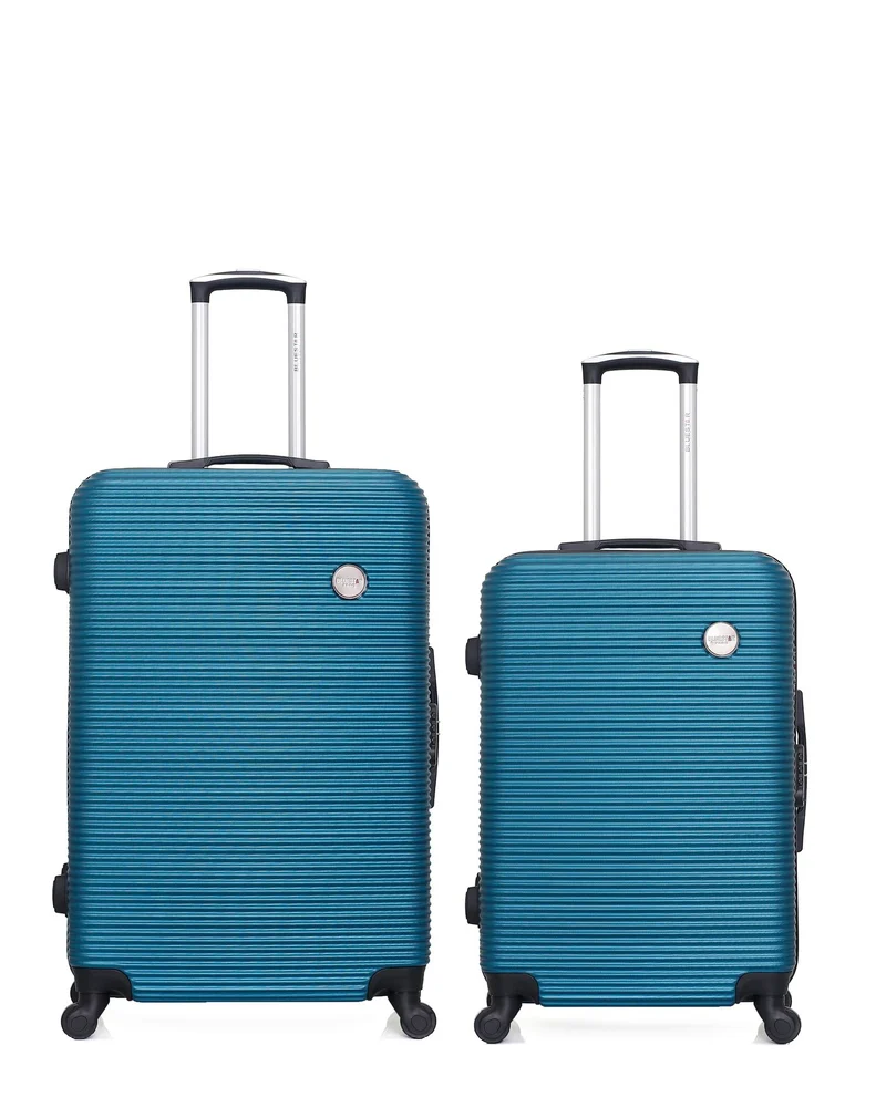Lot de 2 Valise grand format et valise weekend LONDON