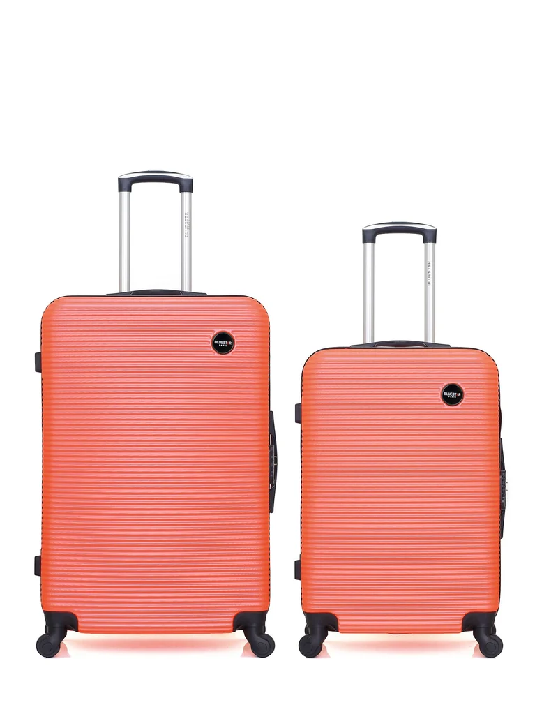 Lot de 2 Valise grand format et valise weekend LONDON