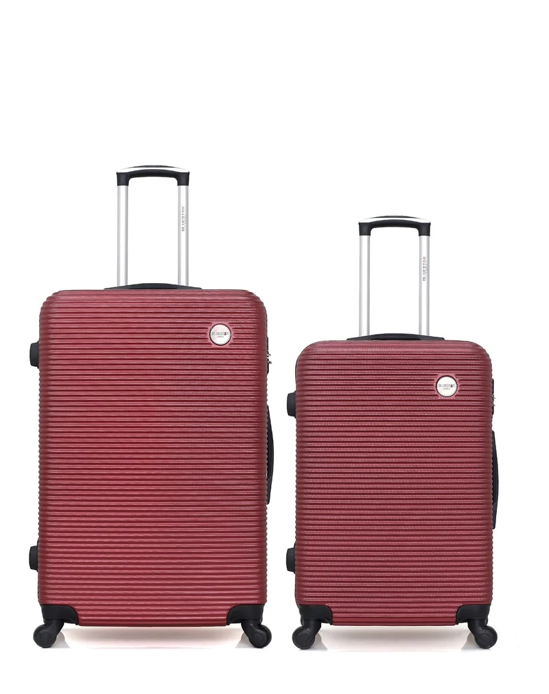 Lot de 2 Valise grand format et valise weekend LONDON