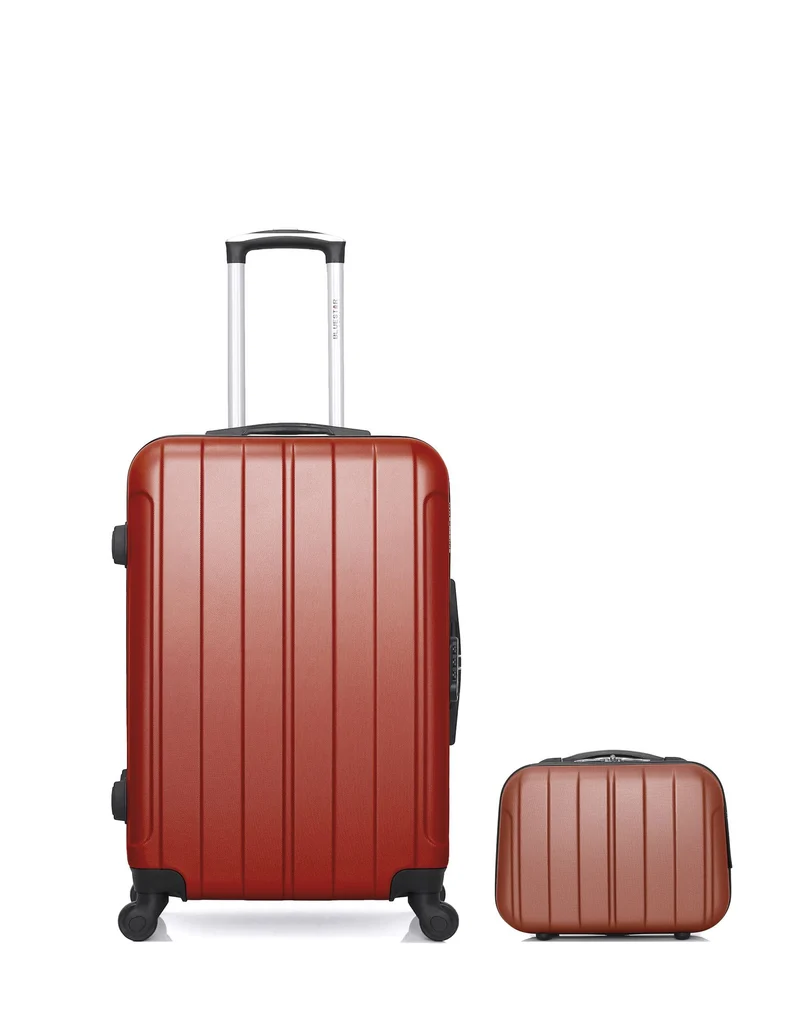 BLUESTAR - Lot de 2 - Valise weekend et vanity NAPOLI