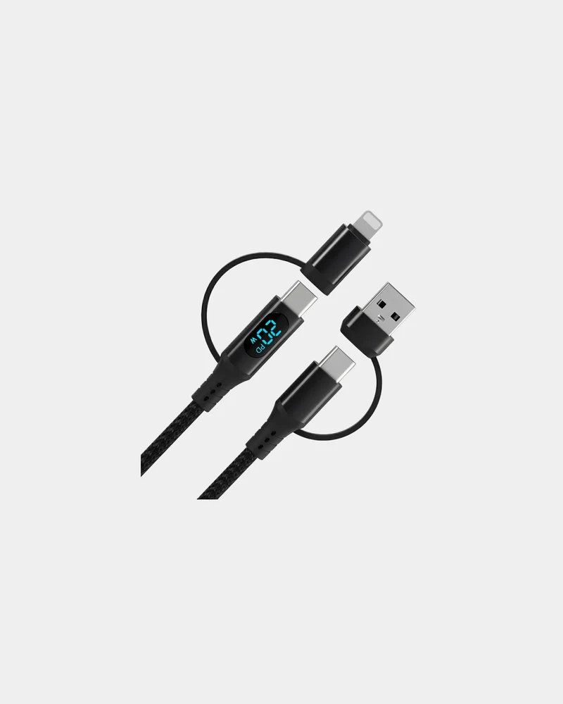Câble USB 4 en 1 avec LED Blaupunkt à personnaliser