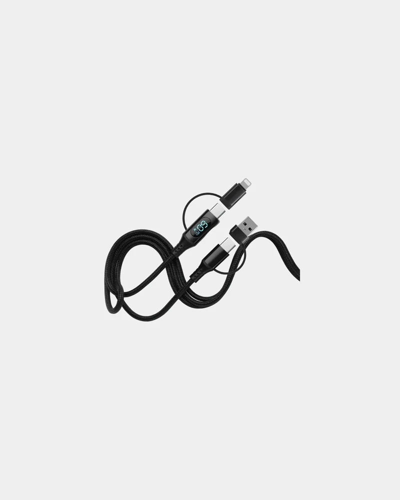 Câble USB 4 en 1 avec LED Blaupunkt à personnaliser