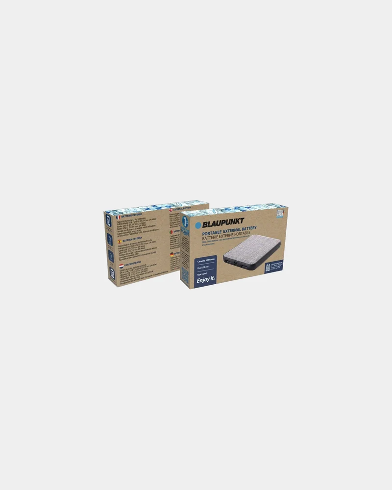 Batterie de secours RPET 5000mAh Blaupunkt à personnaliser