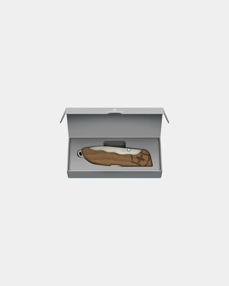 Couteau pliant bois de noyer Victorinox Evoke à personnaliser