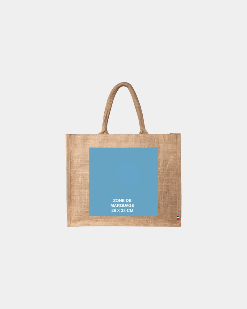 Sac shopping toile de jute certifié Goodjour à personnaliser