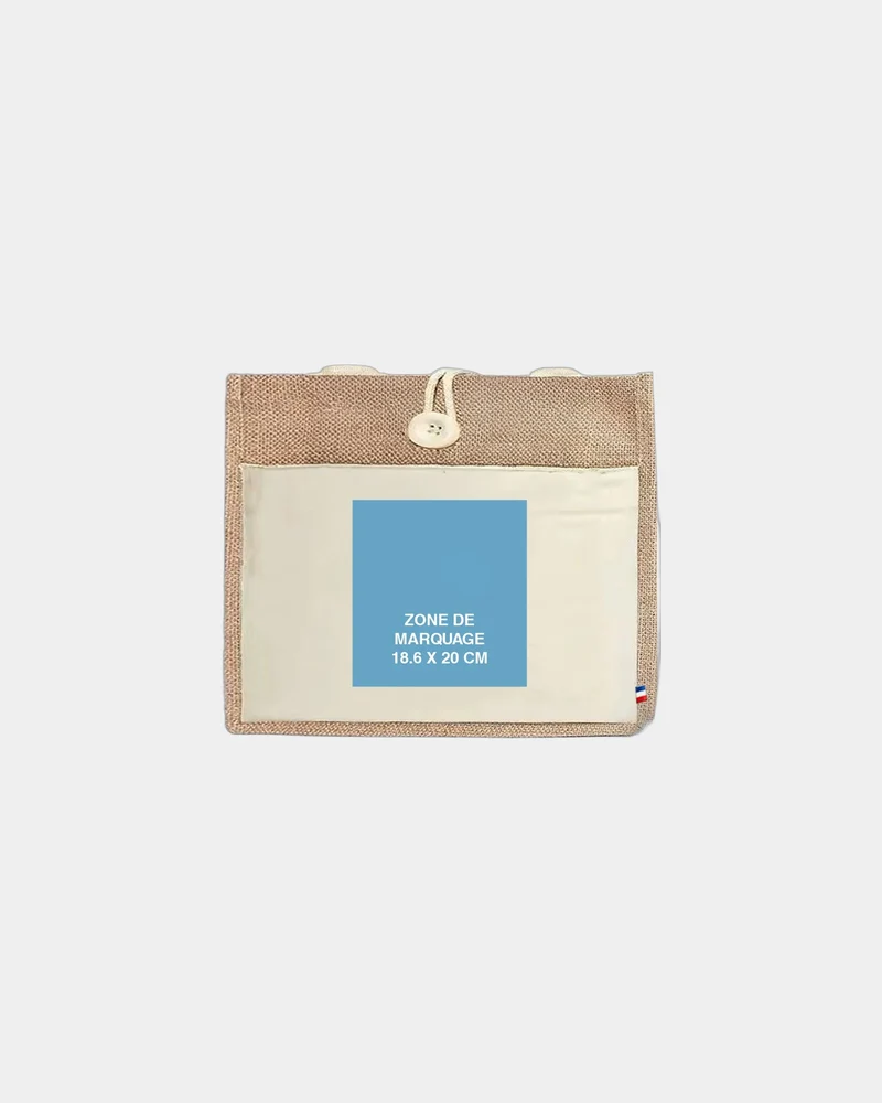 Sac en jute recyclé Goodjour à personnaliser