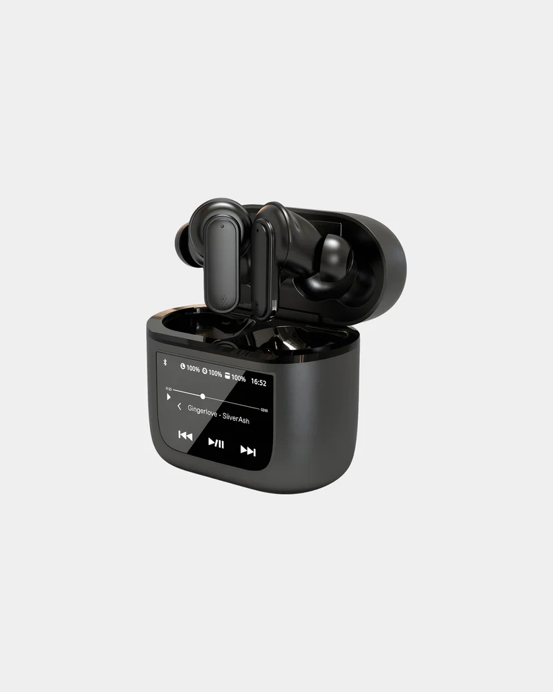Écouteurs BT anti-bruit Bluetech avec écran LCD