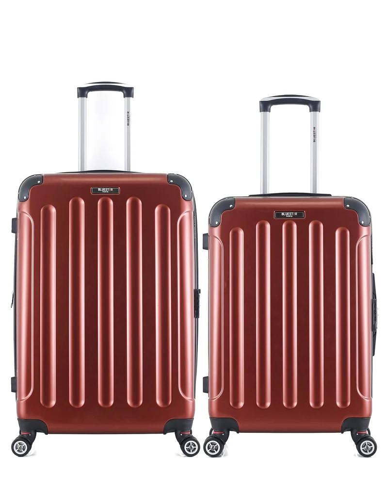 Lot de 2 - Valise grand format et valise weekend TUNIS