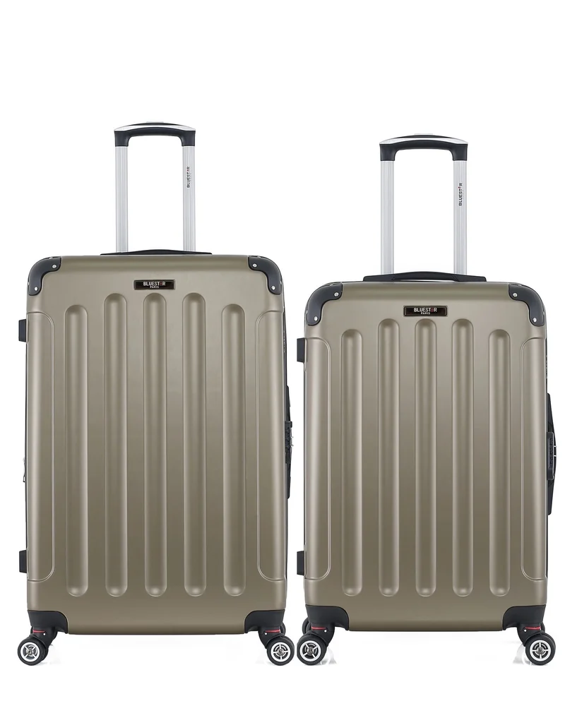 Lot de 2 - Valise grand format et valise weekend TUNIS