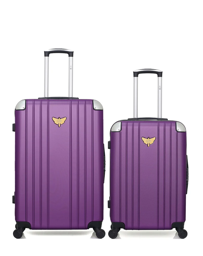 Lot de 2 Valise grand format et valise weekend AMELIE-A