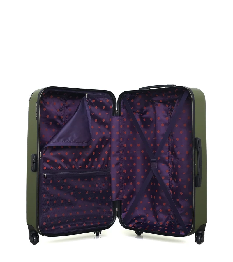 Lot de 2 Valise grand format et valise weekend AMELIE-A