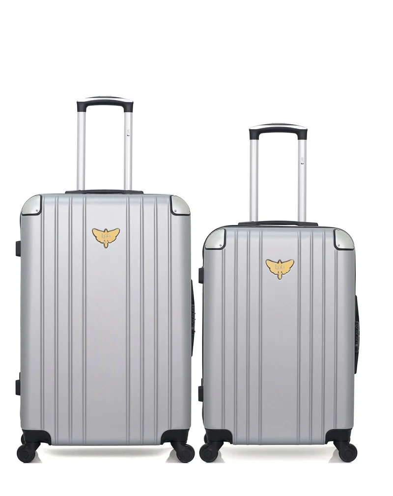 Lot de 2 Valise grand format et valise weekend AMELIE-A