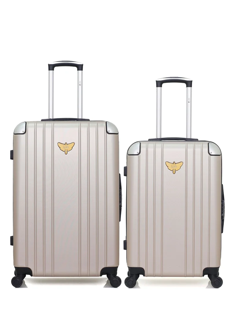 Lot de 2 Valise grand format et valise weekend AMELIE-A