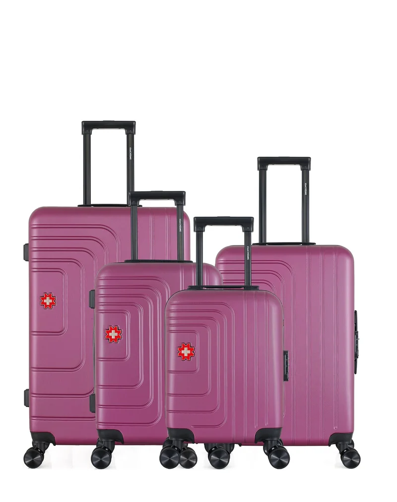 Lot de 4 Valises grand format, valise weekend, valise cabine, valise cabine XXS RUTI