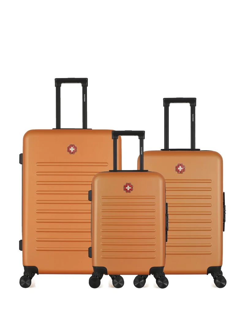 Lot de 3 Valises grand format, valise weekend et valise cabine WIL